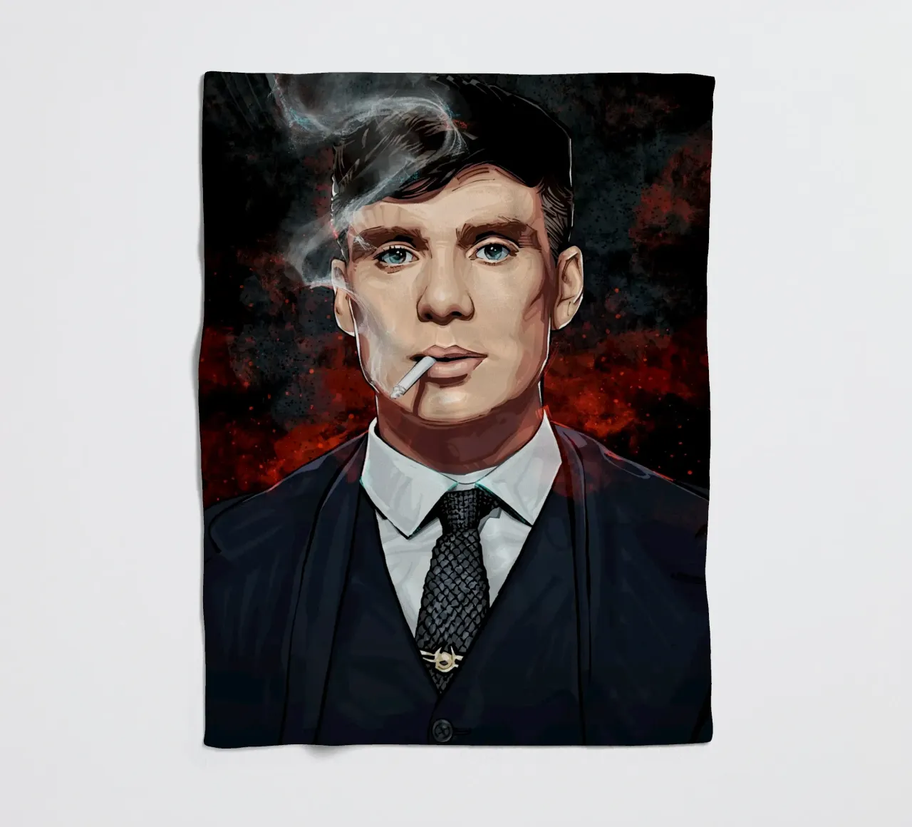 Shelby fleece blanket by nabakumov