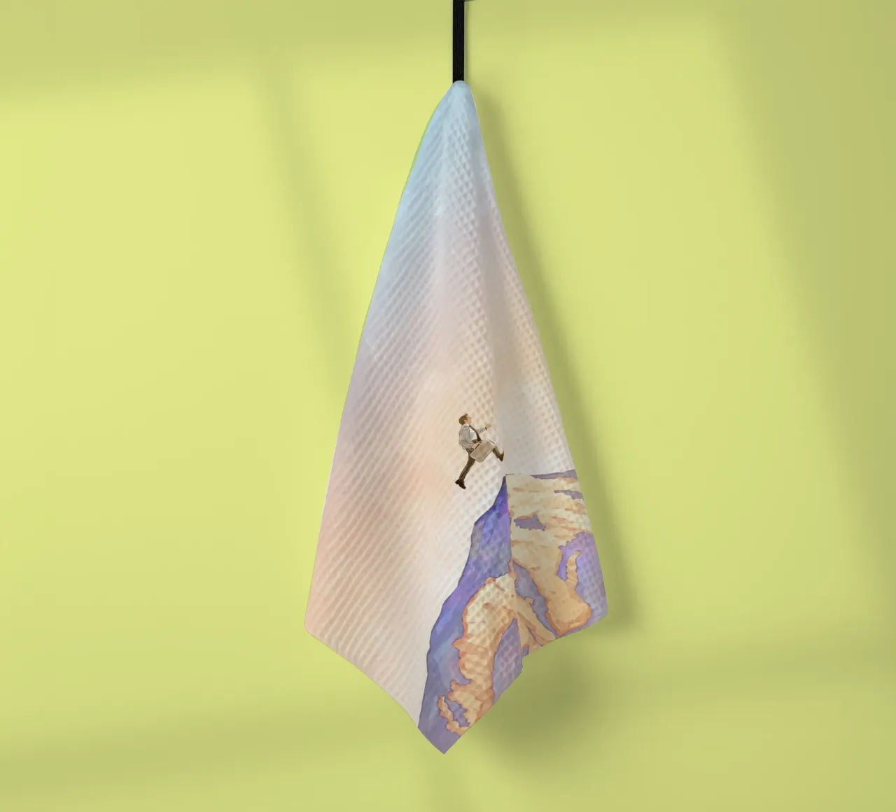 Walter Mitty tea towel by nabakumov