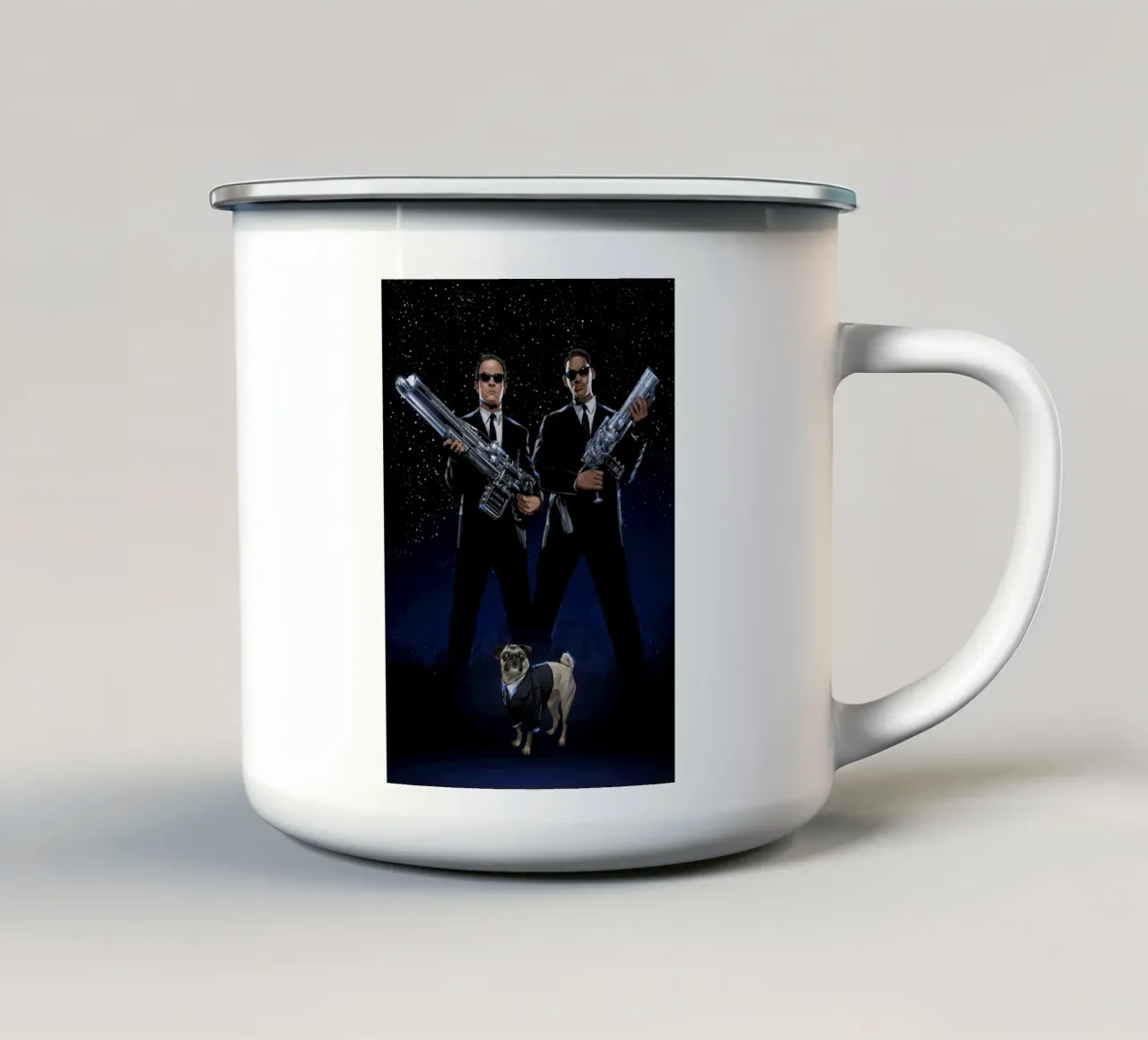 MIB tazza in smalto da nabakumov