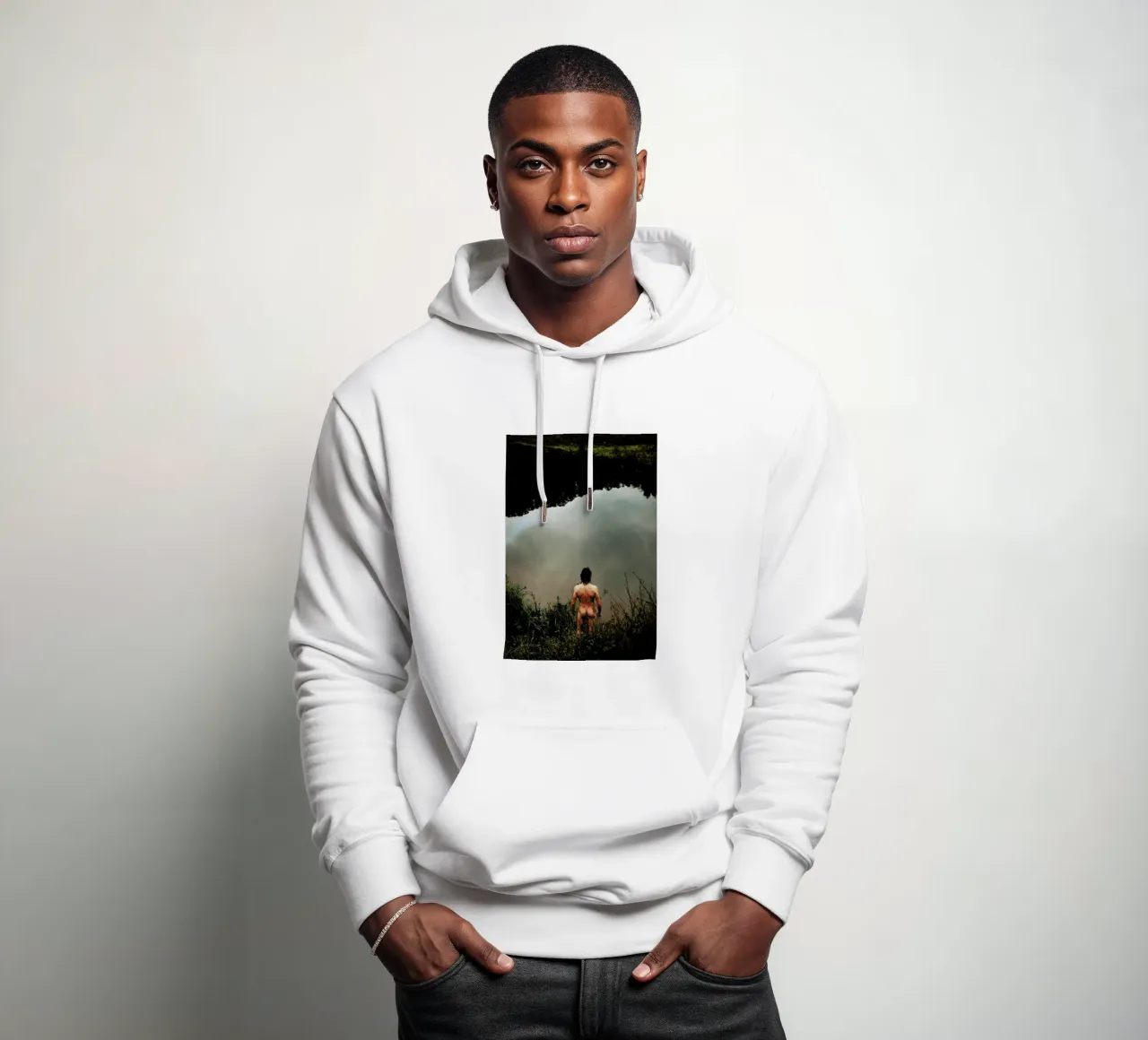 Bath In The Early Hours Of The Day felpa con cappuccio da Dani L.