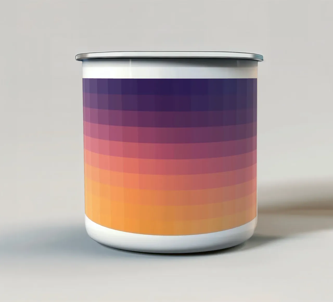 Lumen 13 tazza in smalto da amini54