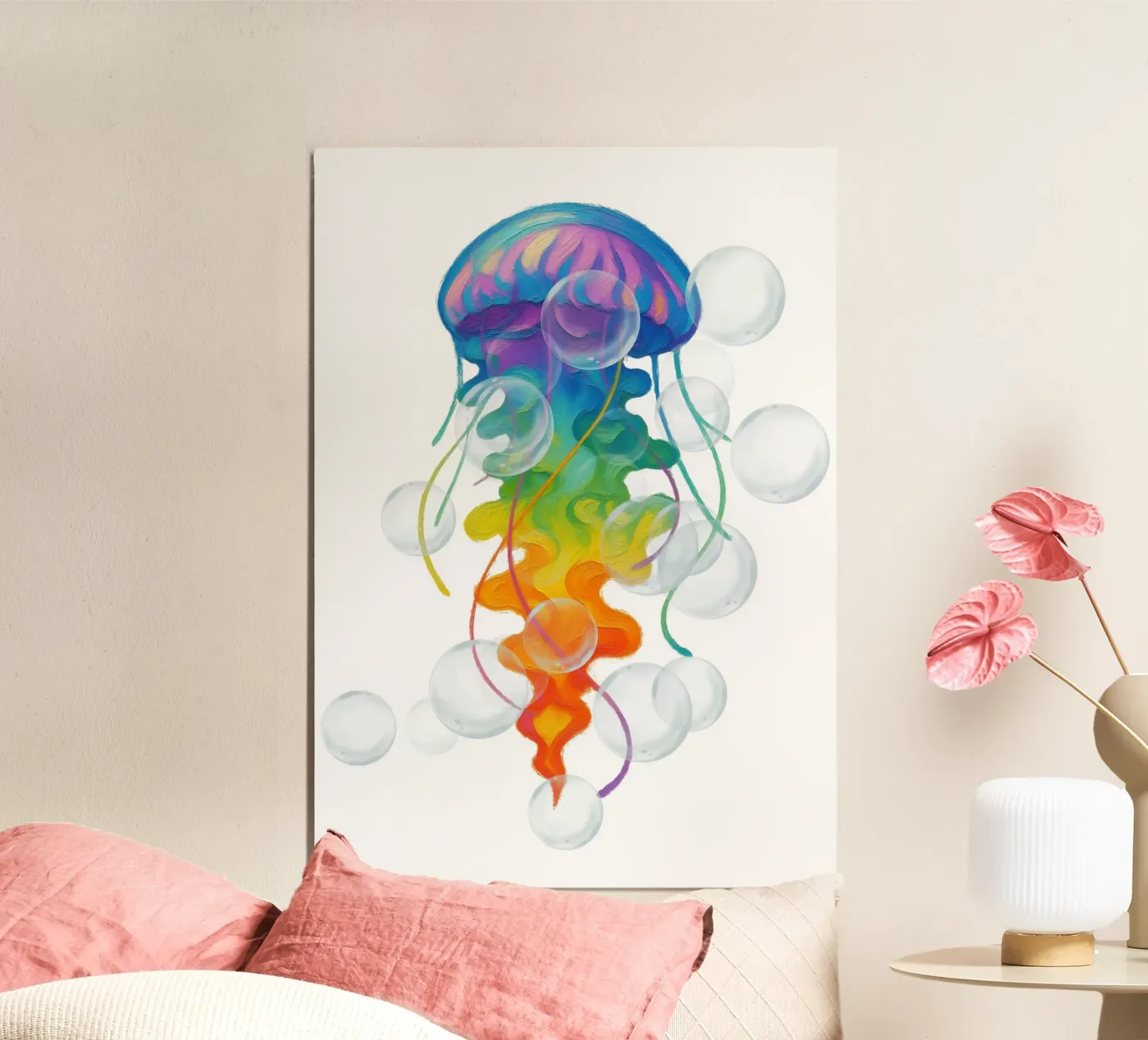 Rainbow ocean poster da Funkydays