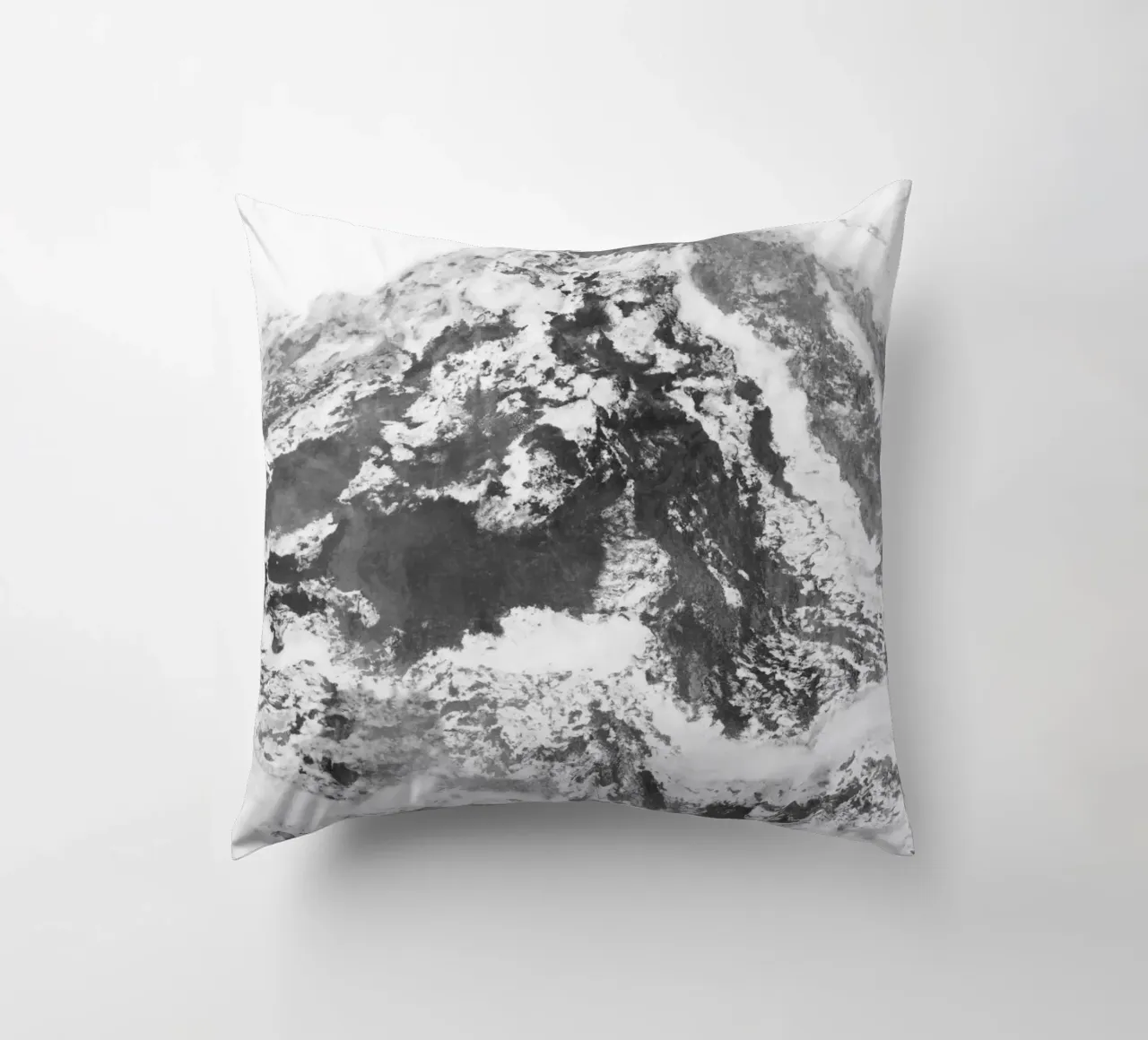 Montagna di marmo in bianco e nero cuscino da amini54