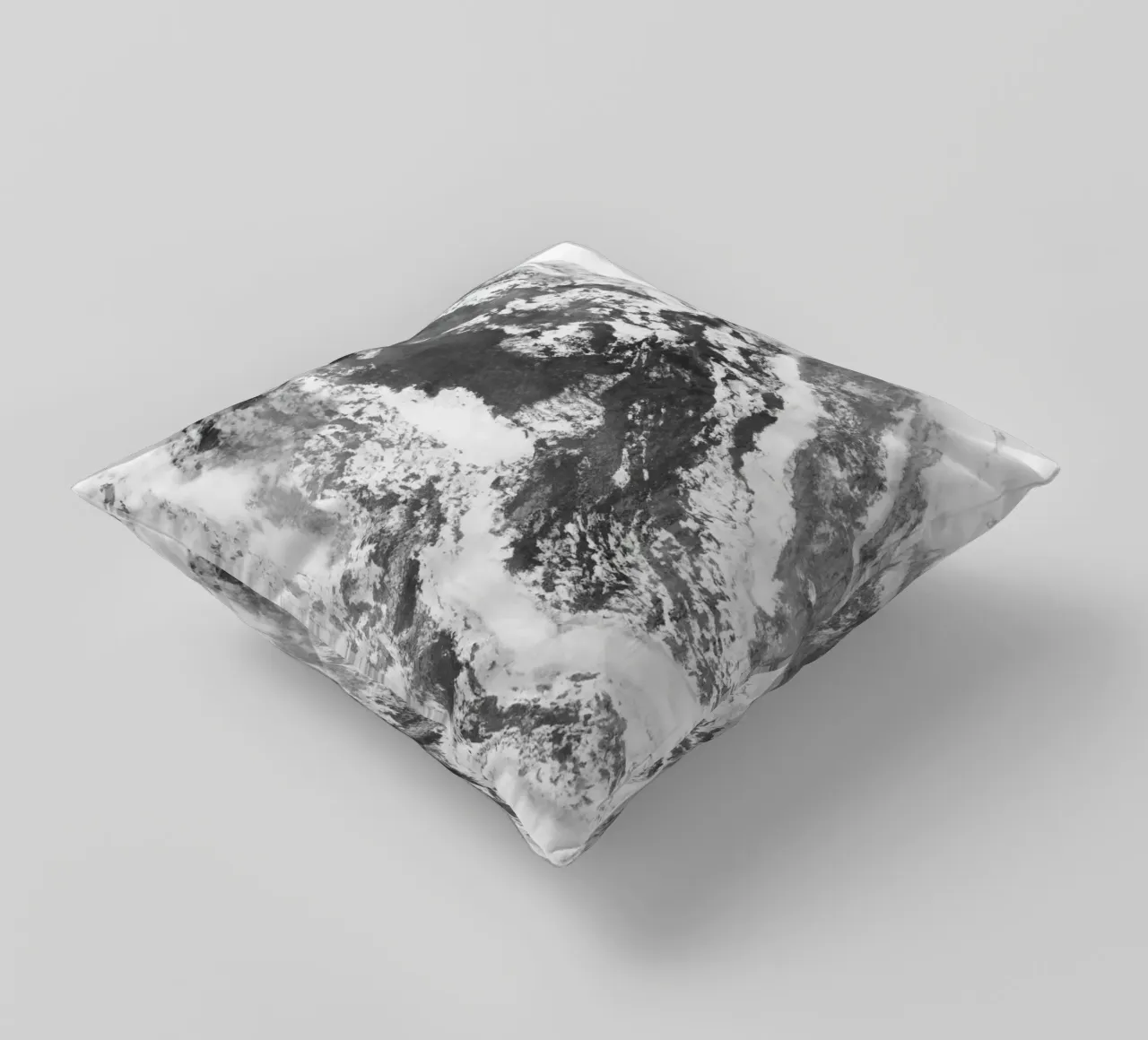Montagna di marmo in bianco e nero cuscino da amini54