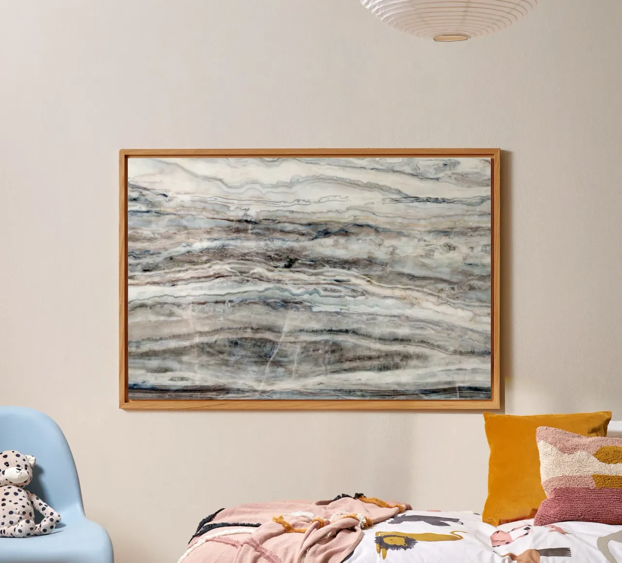 Marmo blu e bianco 01 alluminio dibond da amini54
