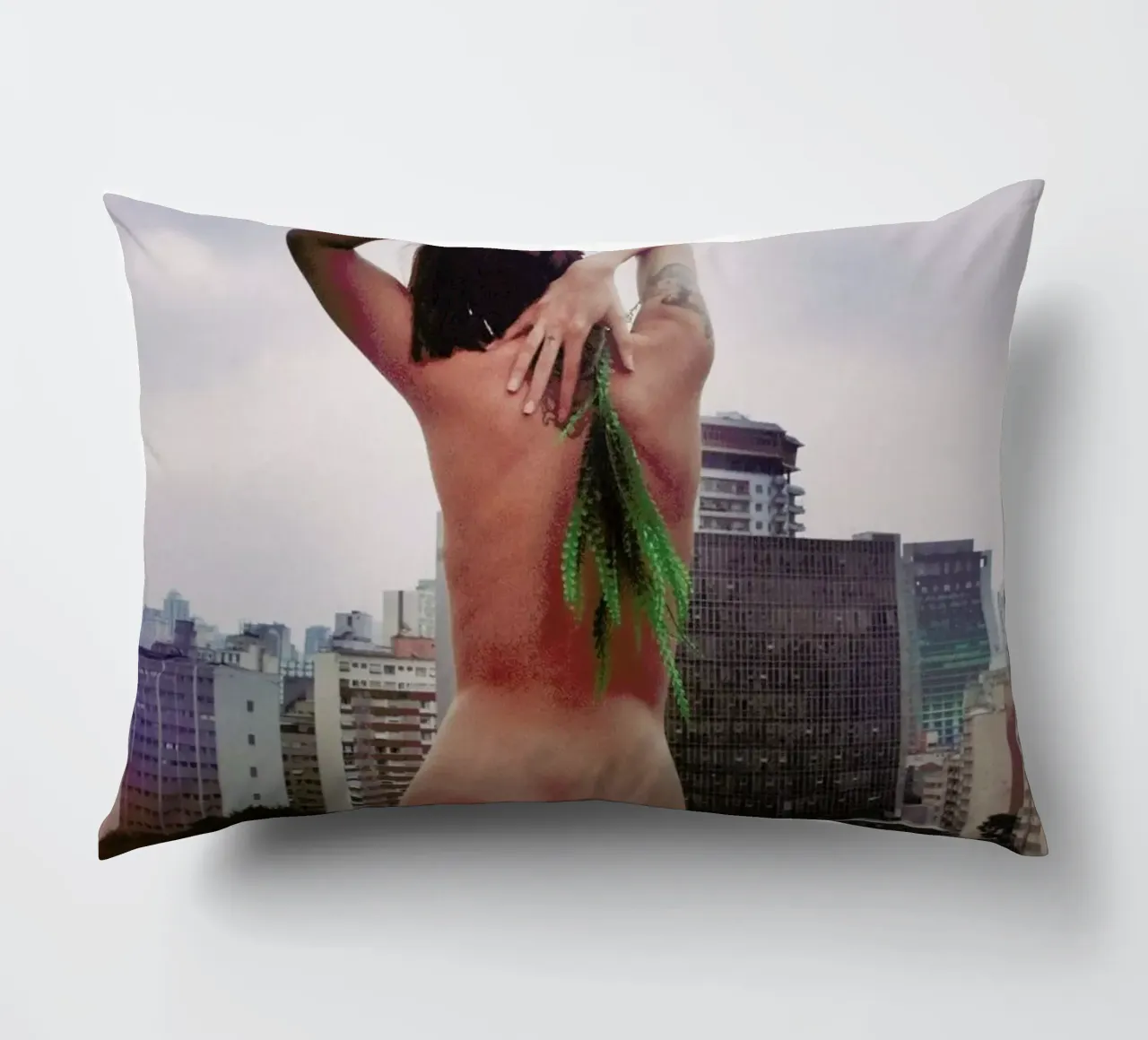 São Paulo 2014 decorative cushion by Dani L.