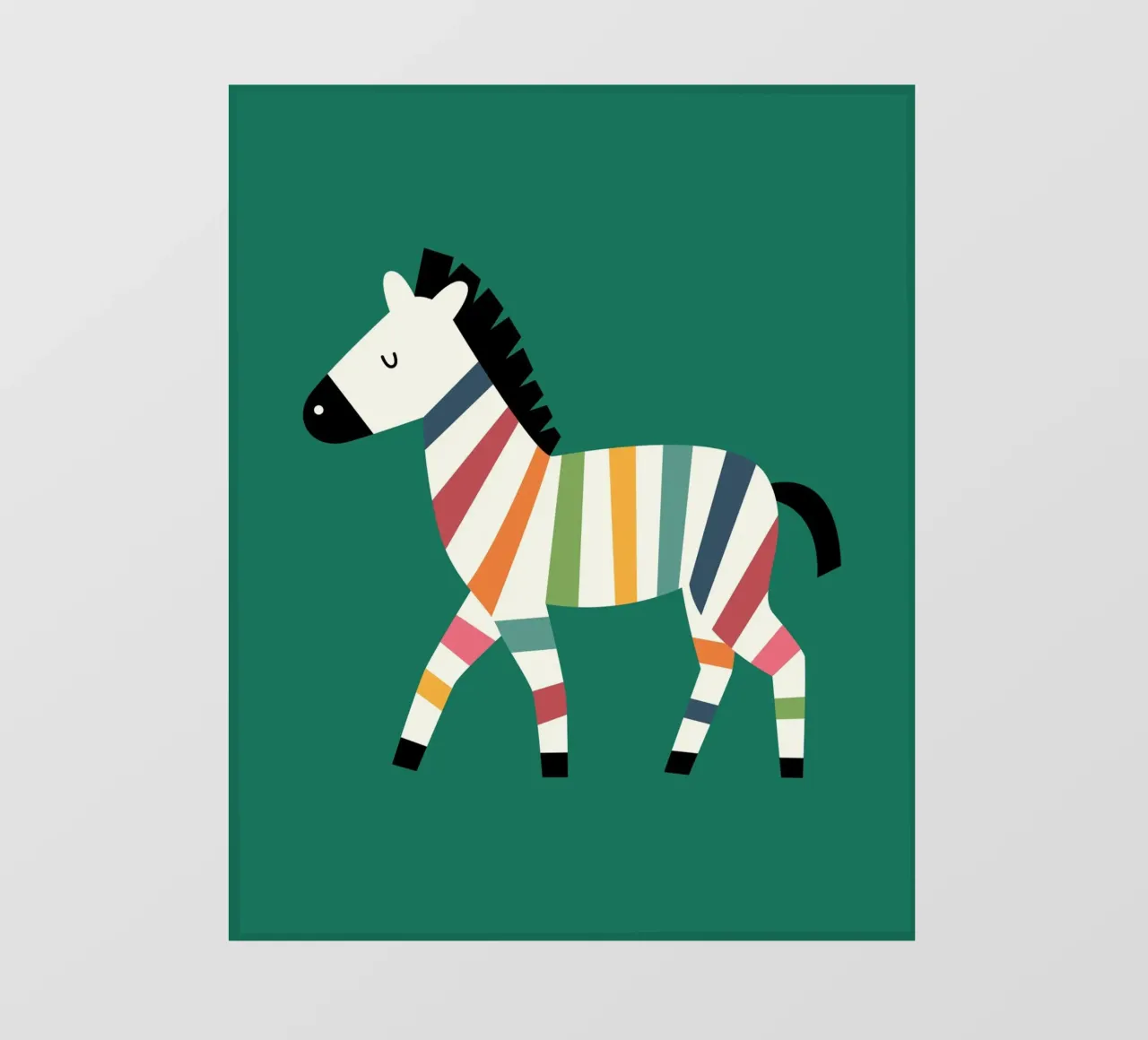 Zebra arcobaleno pellicola backlit da Andy Westface