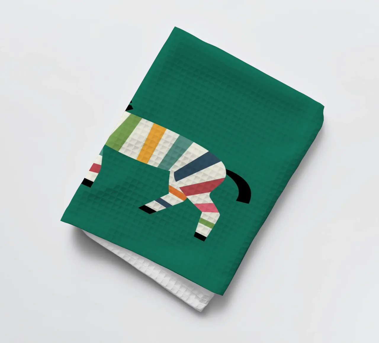 Zebra arcobaleno canovaccio da cucina da Andy Westface