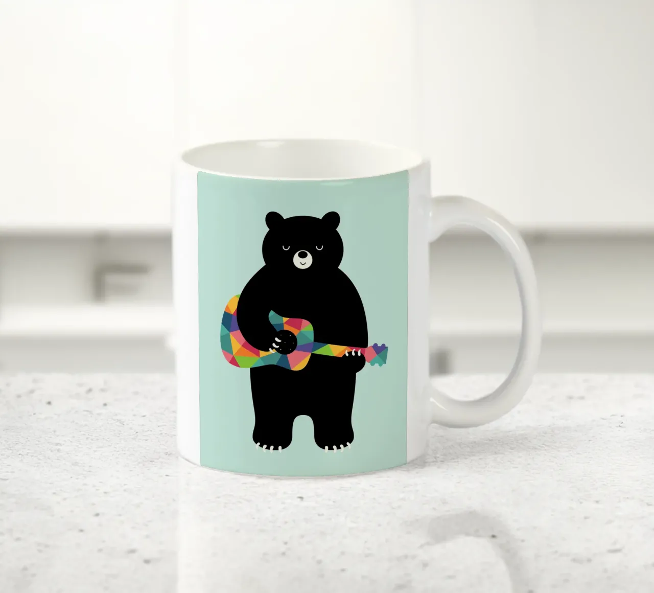 Canzone felice tazza in ceramica da Andy Westface