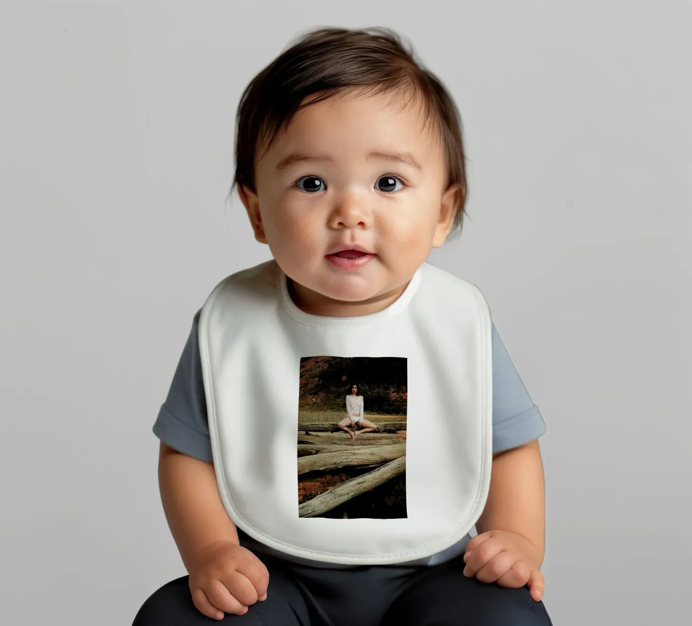 Legs baby bib by Dani L.