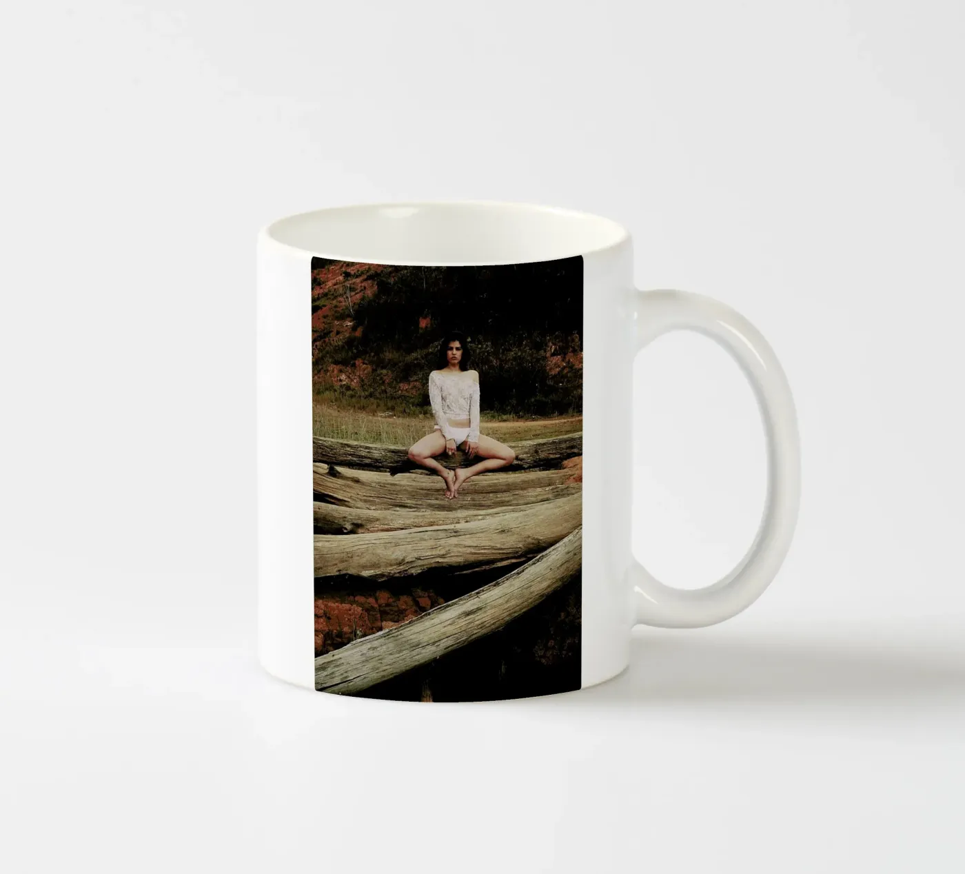 Legs ceramic mug by Dani L.