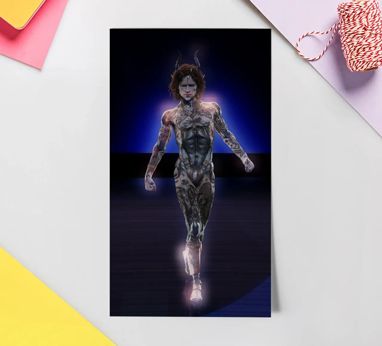 Narcisse le Satyre stickervel van the-witcher