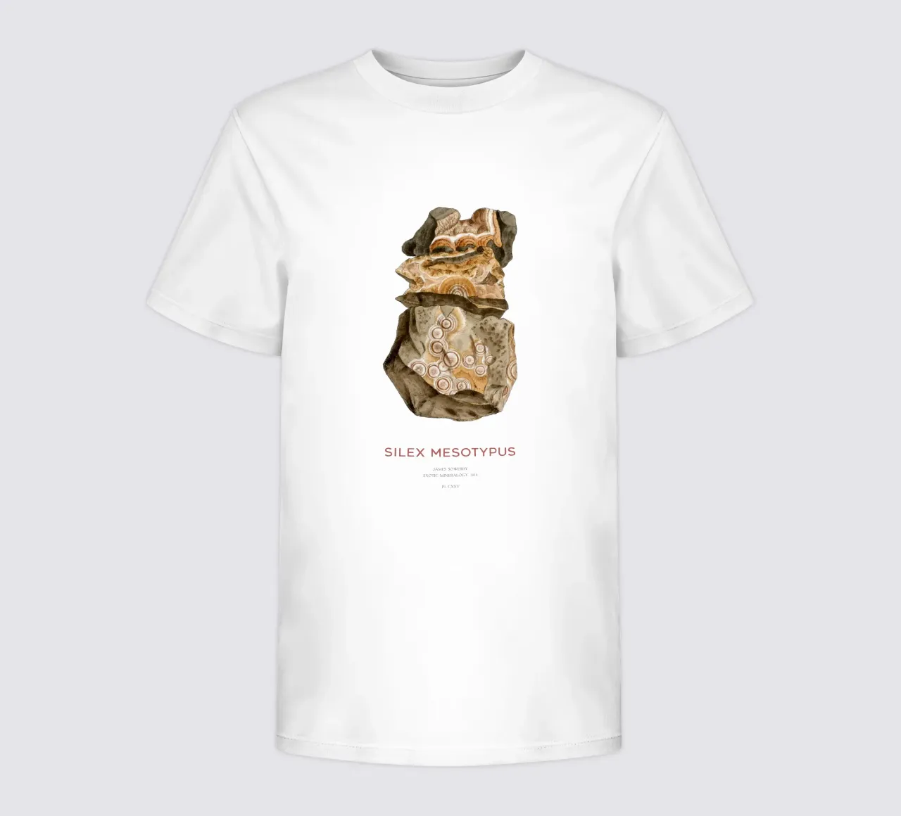 Natrolite or Silex Mesotypus kids t-shirt by Vintagrafica