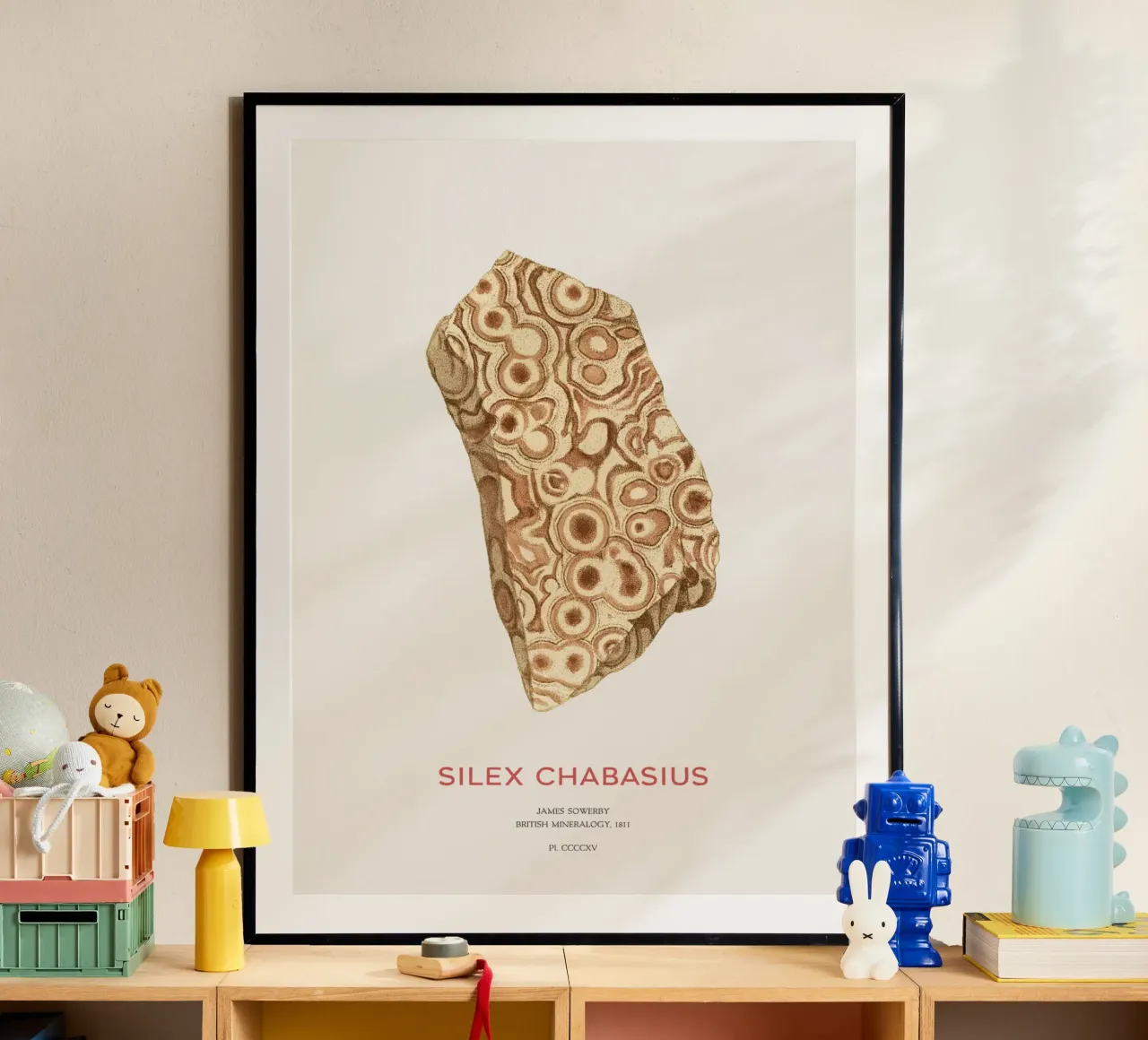 Chabasit oder Silex Chabasius Hahnemühle von Vintagrafica