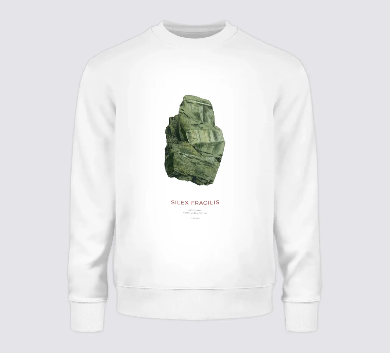Aktinolith oder Silex Fragilis Sweatshirt von Vintagrafica