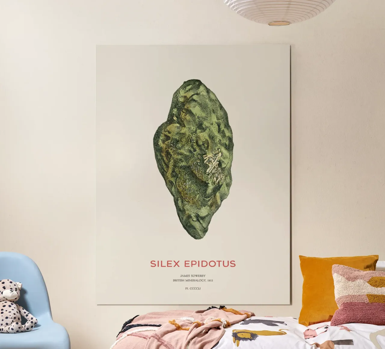 Epidot oder Silex Epidotus Hahnemühle von Vintagrafica