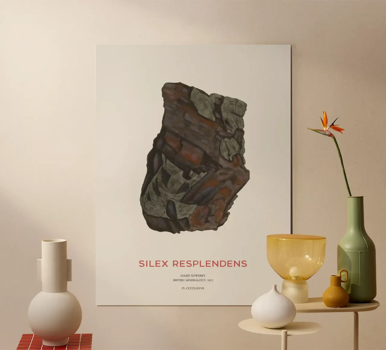 Hypersthene oder Silex Resplendens Hahnemühle von Vintagrafica