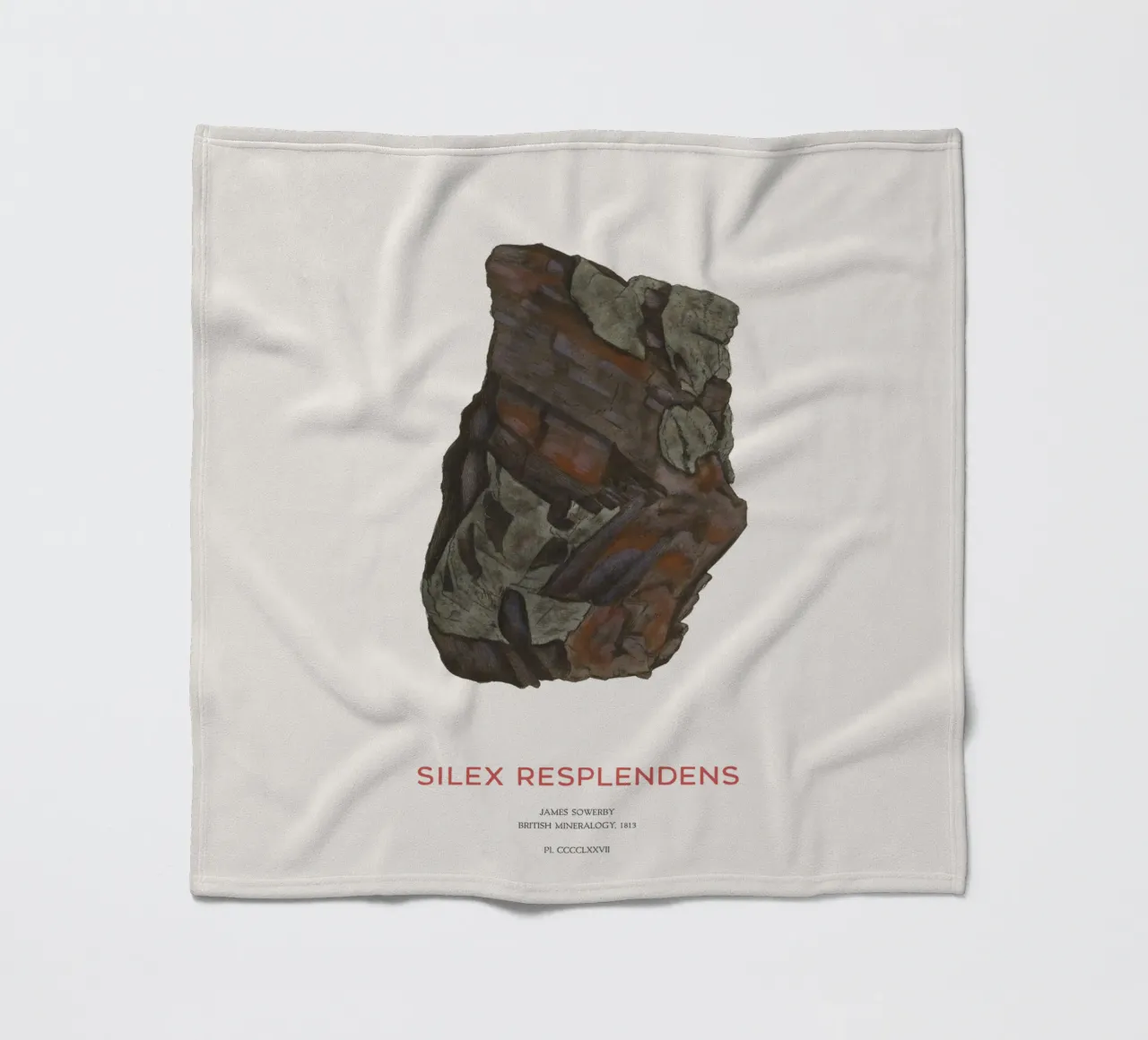 Hypersthene oder Silex Resplendens Fleecedecke von Vintagrafica