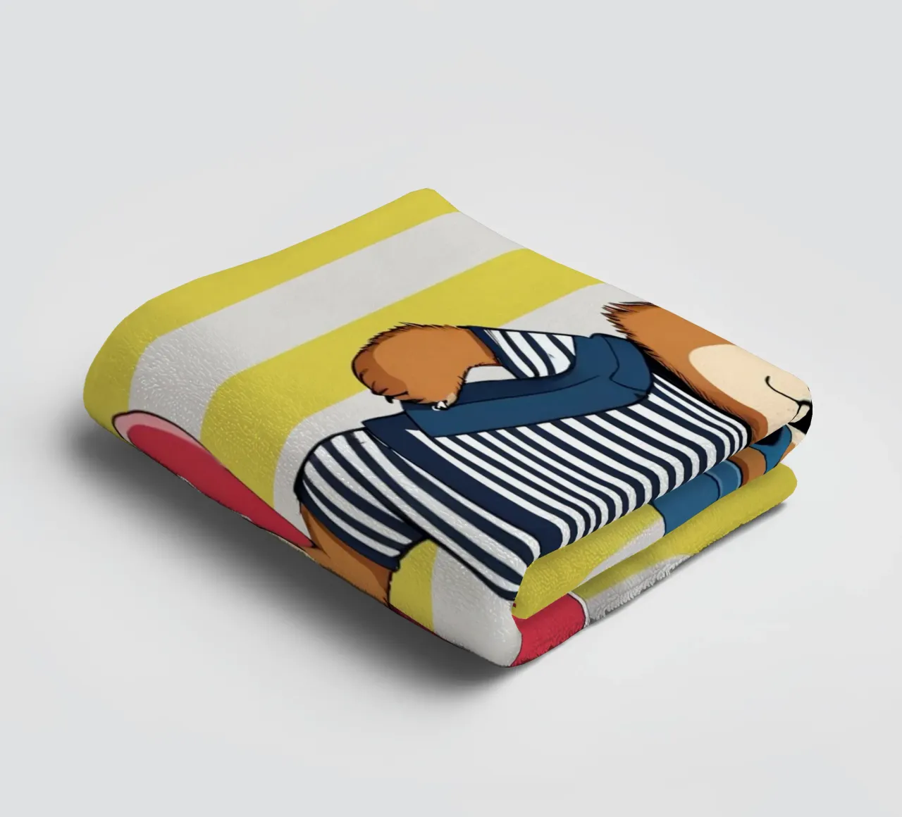 Cool Bear Rollin asciugamano da bagno da Doodle Dreams Art