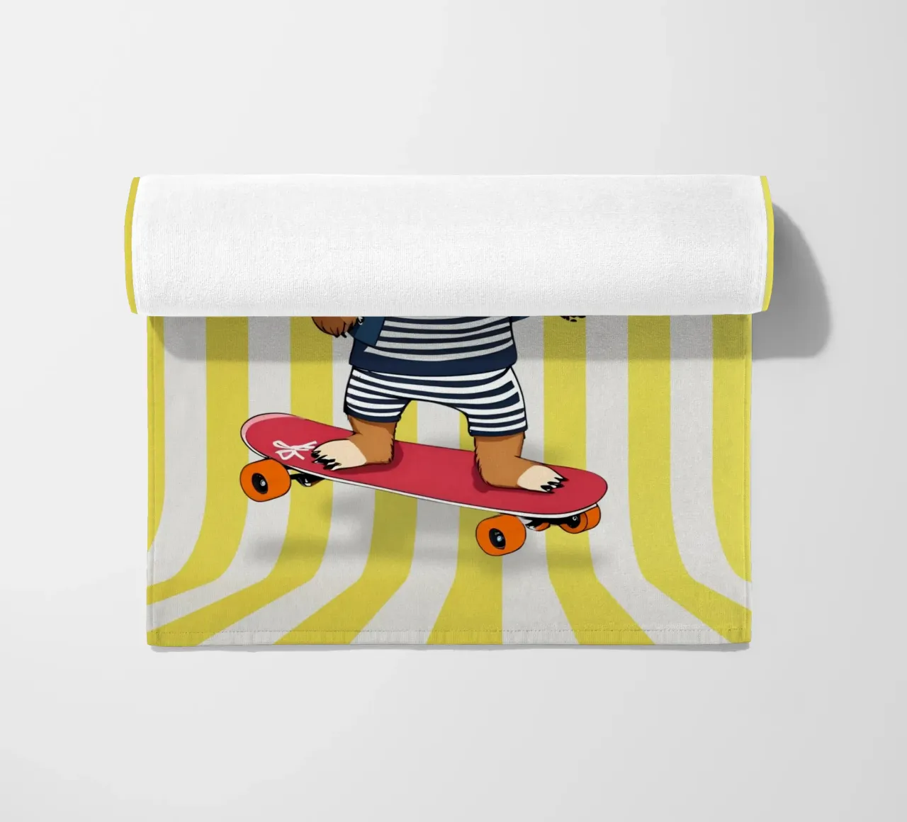 Cool Bear Rollin telo mare da Doodle Dreams Art