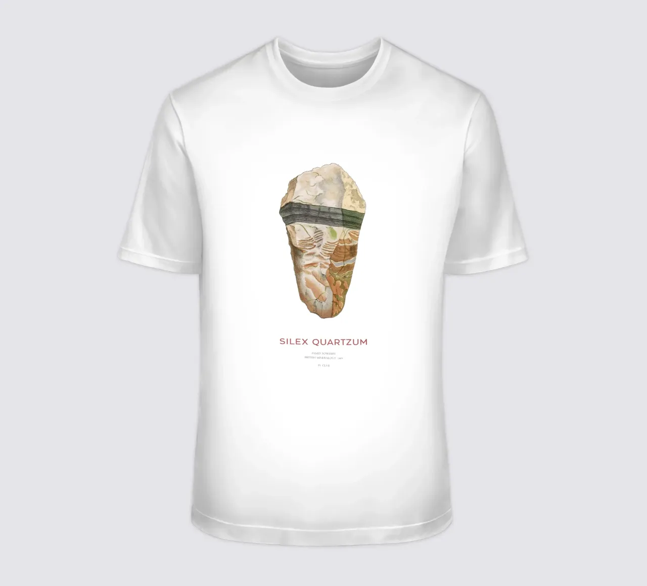 Jaspis oder Silex-Quarz T-Shirt von Vintagrafica