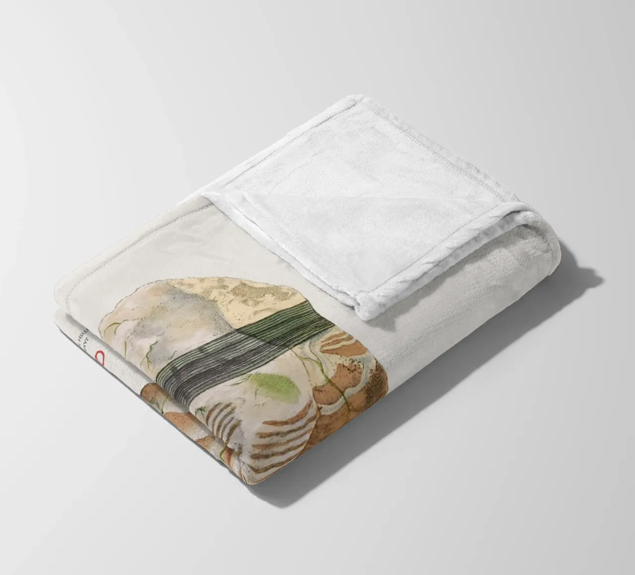 Jaspis oder Silex-Quarz Fleecedecke von Vintagrafica
