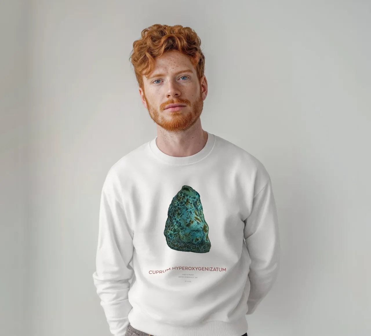 Kupfererz oder Cuprum Hyperoxygenizatum Sweatshirt von Vintagrafica