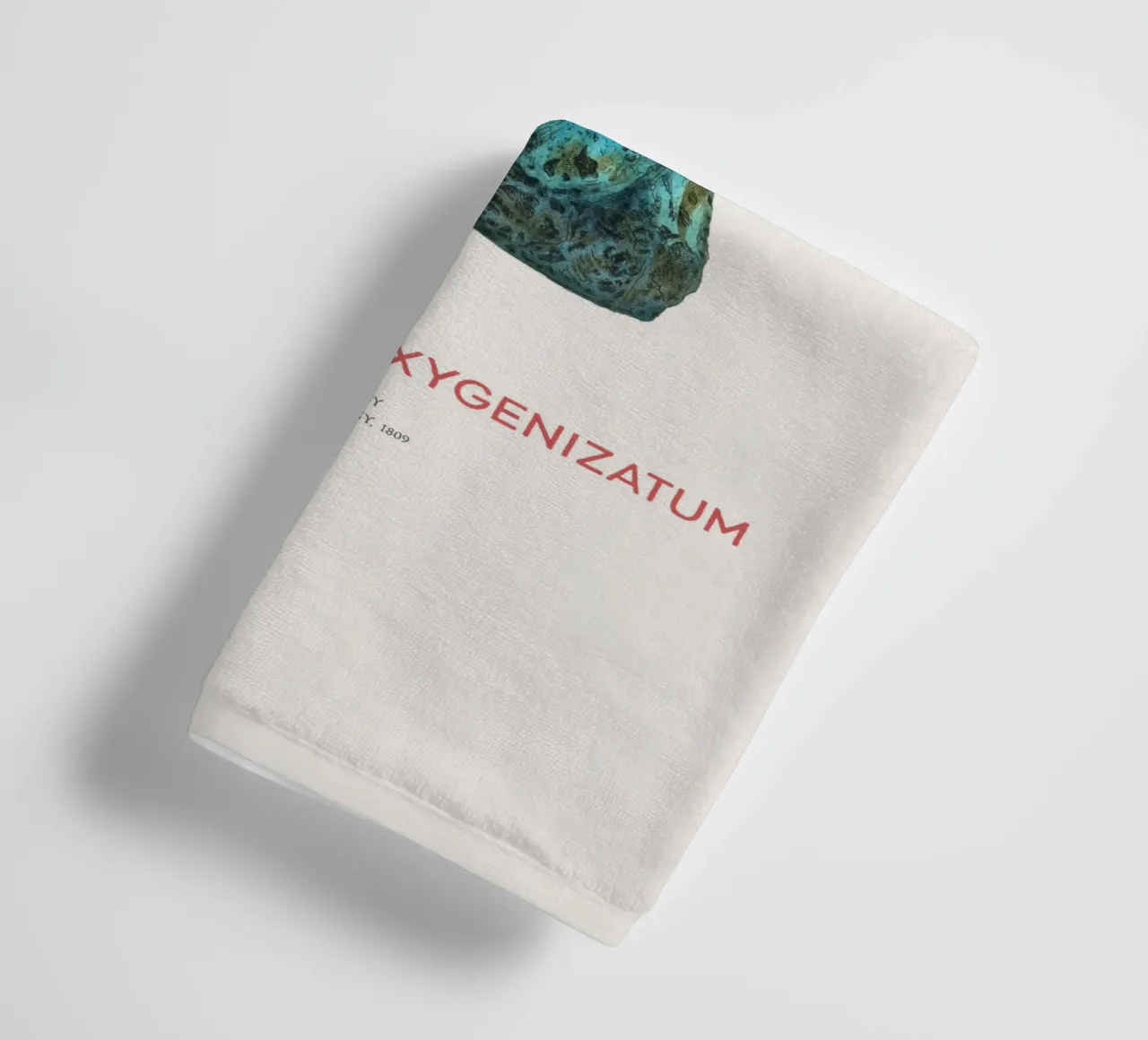 Kupfererz oder Cuprum Hyperoxygenizatum Handtuch von Vintagrafica