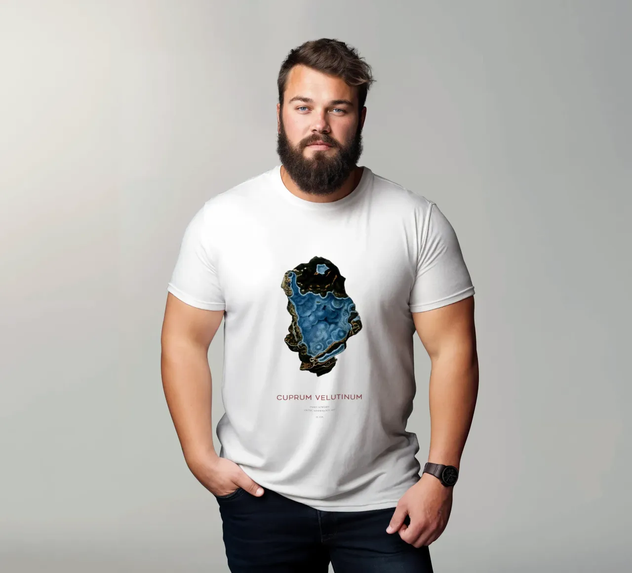 Cyanotrichit oder Cuprum Velutinum T-Shirt von Vintagrafica