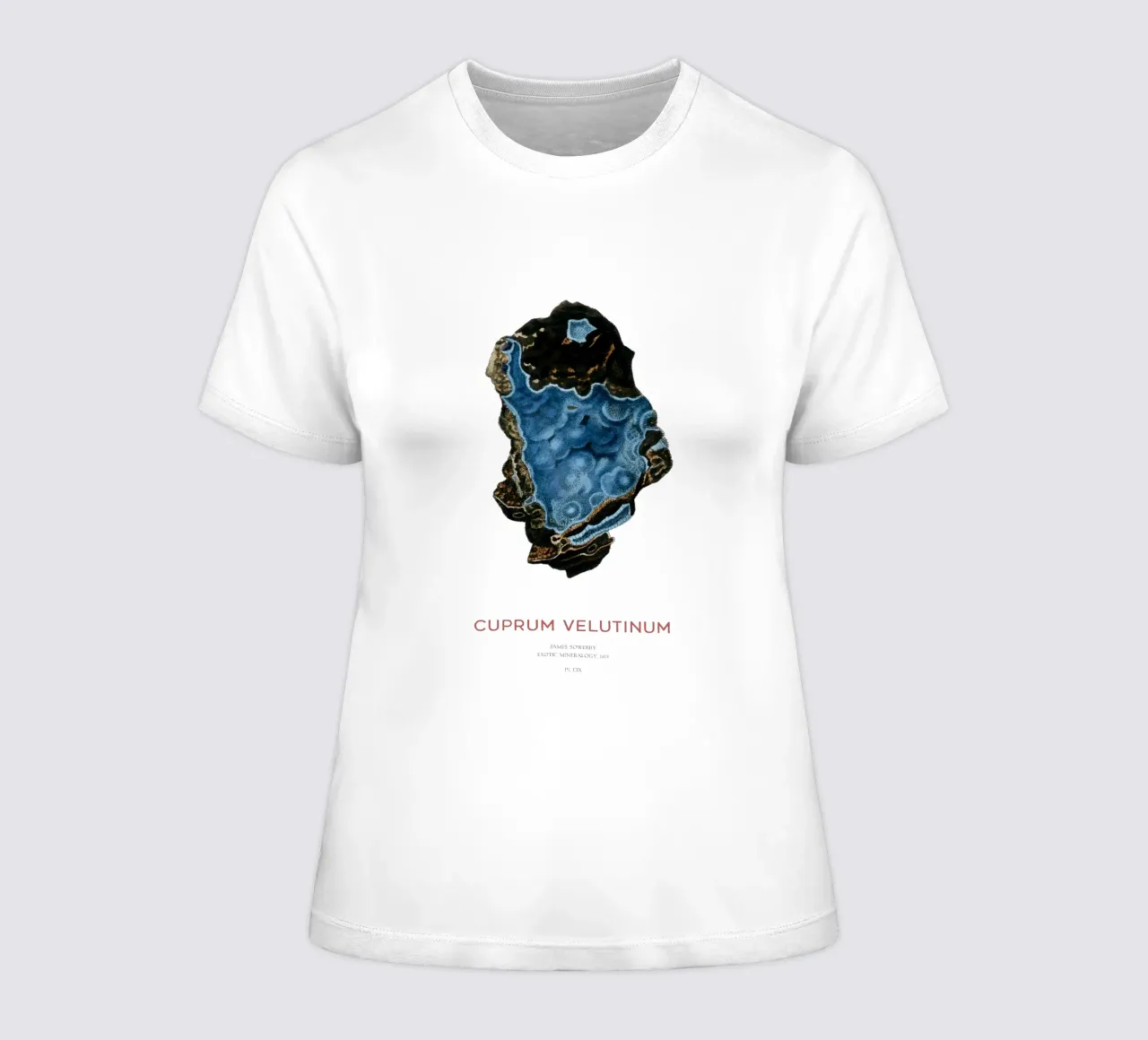 Cyanotrichit oder Cuprum Velutinum Frauen T-Shirt von Vintagrafica