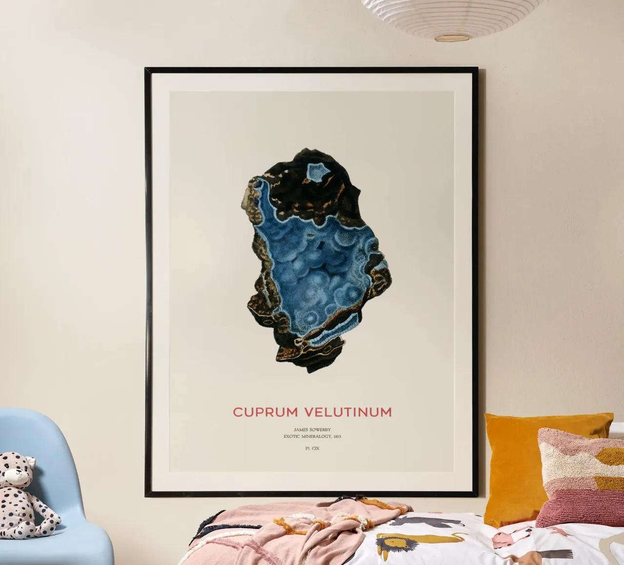 Cyanotrichit oder Cuprum Velutinum Hahnemühle von Vintagrafica