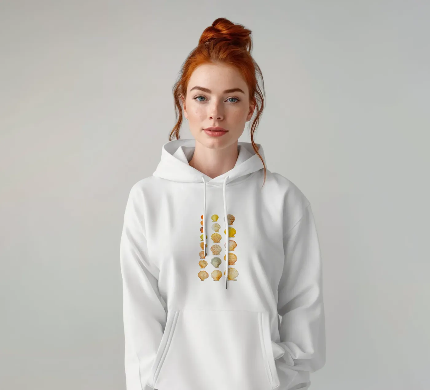 Seashells hoodie by Curious Collections by Marielle Leenders