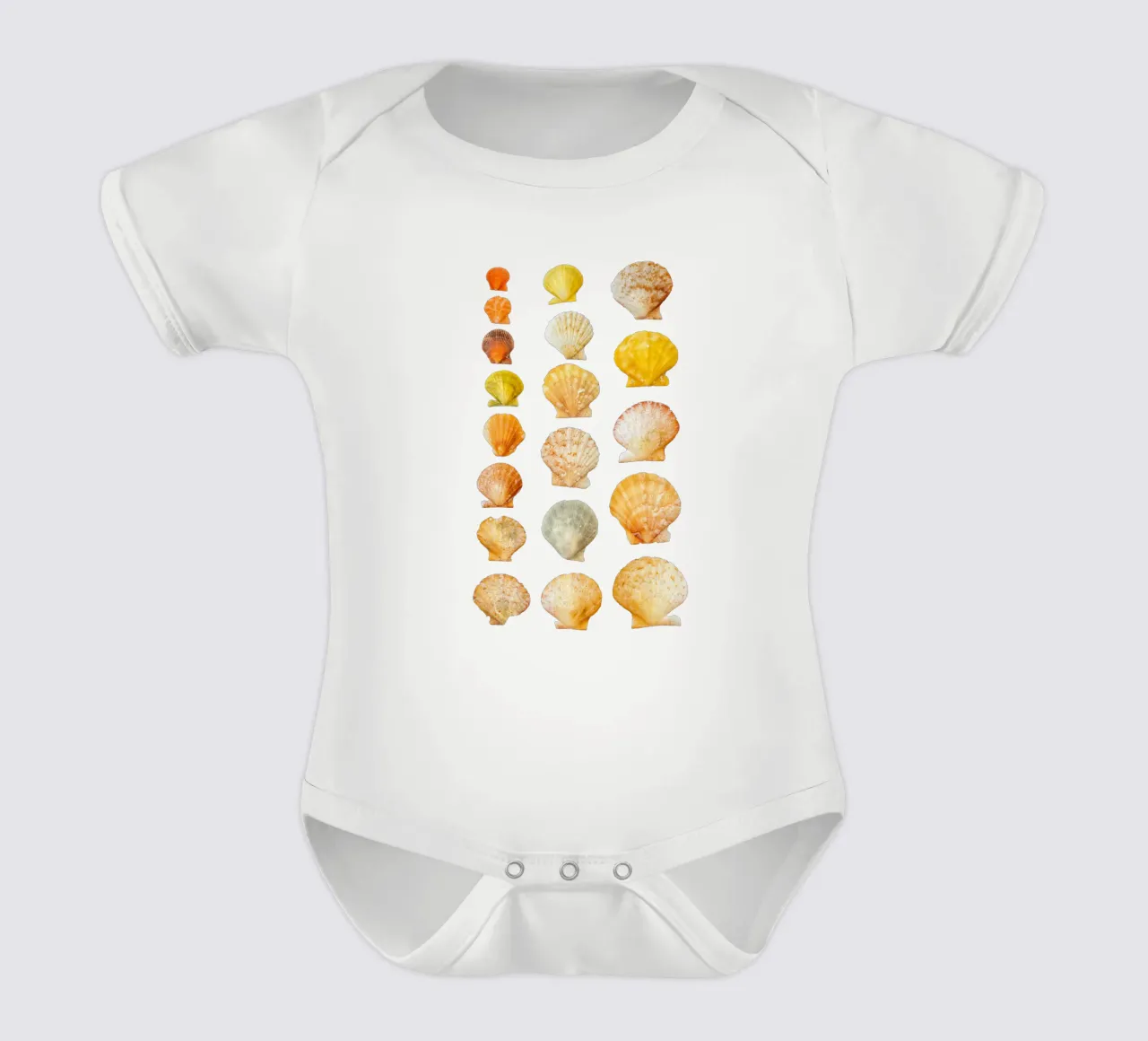 Coquillages body bébé de Curious Collections by Marielle Leenders