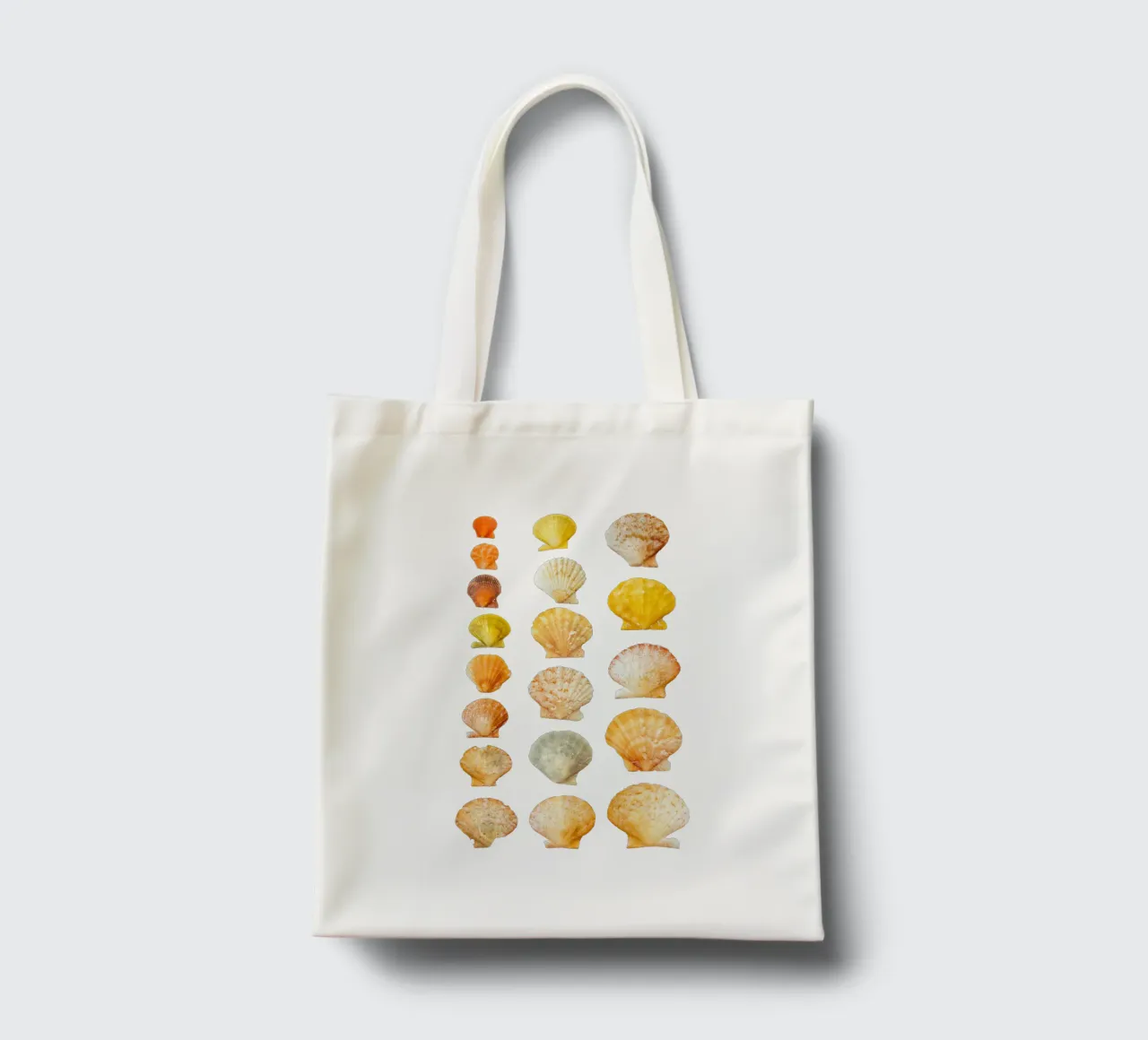 Seashells tote bag by Curious Collections by Marielle Leenders
