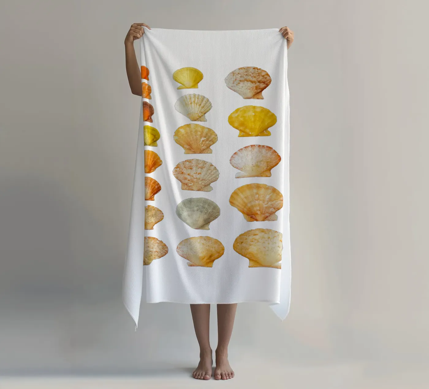 Seashells serviette de plage de Curious Collections by Marielle Leenders