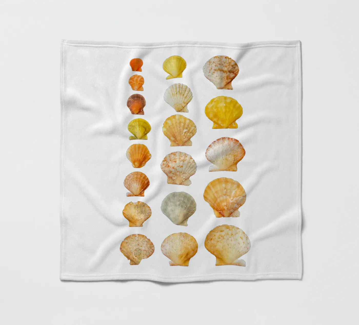 Seashells fleecedeken van Curious Collections by Marielle Leenders