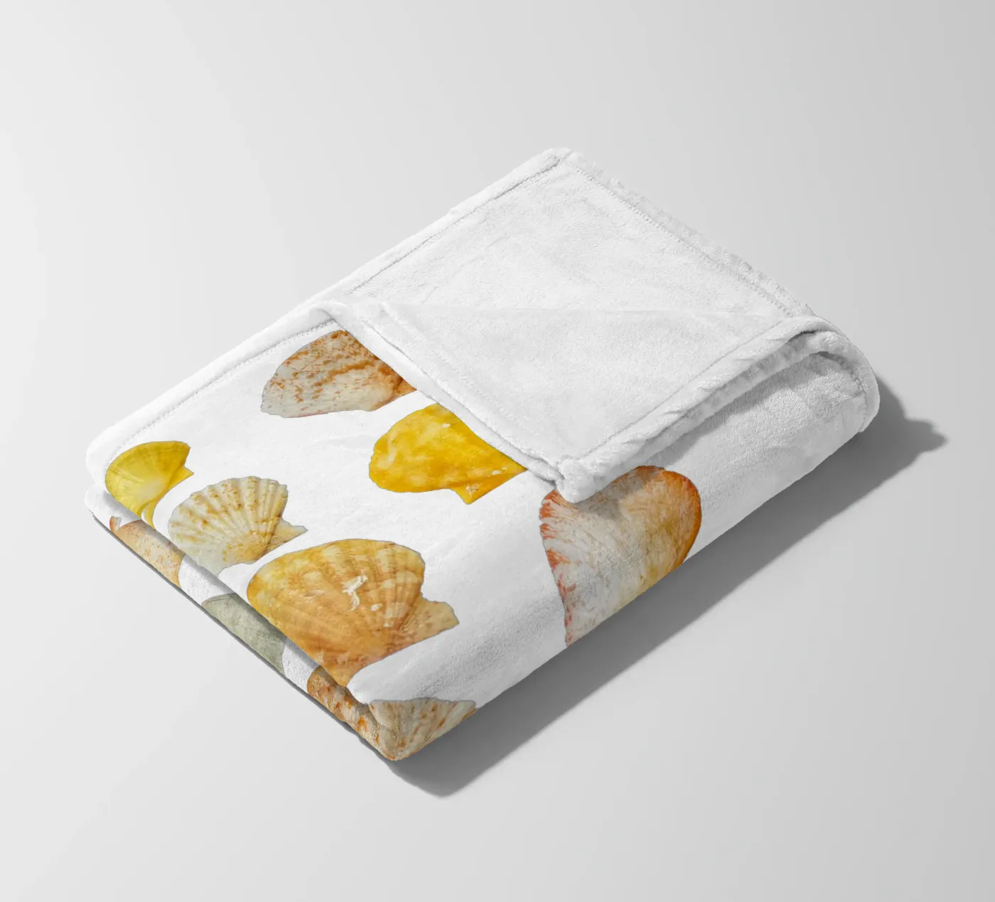 Seashells fleecedeken van Curious Collections by Marielle Leenders