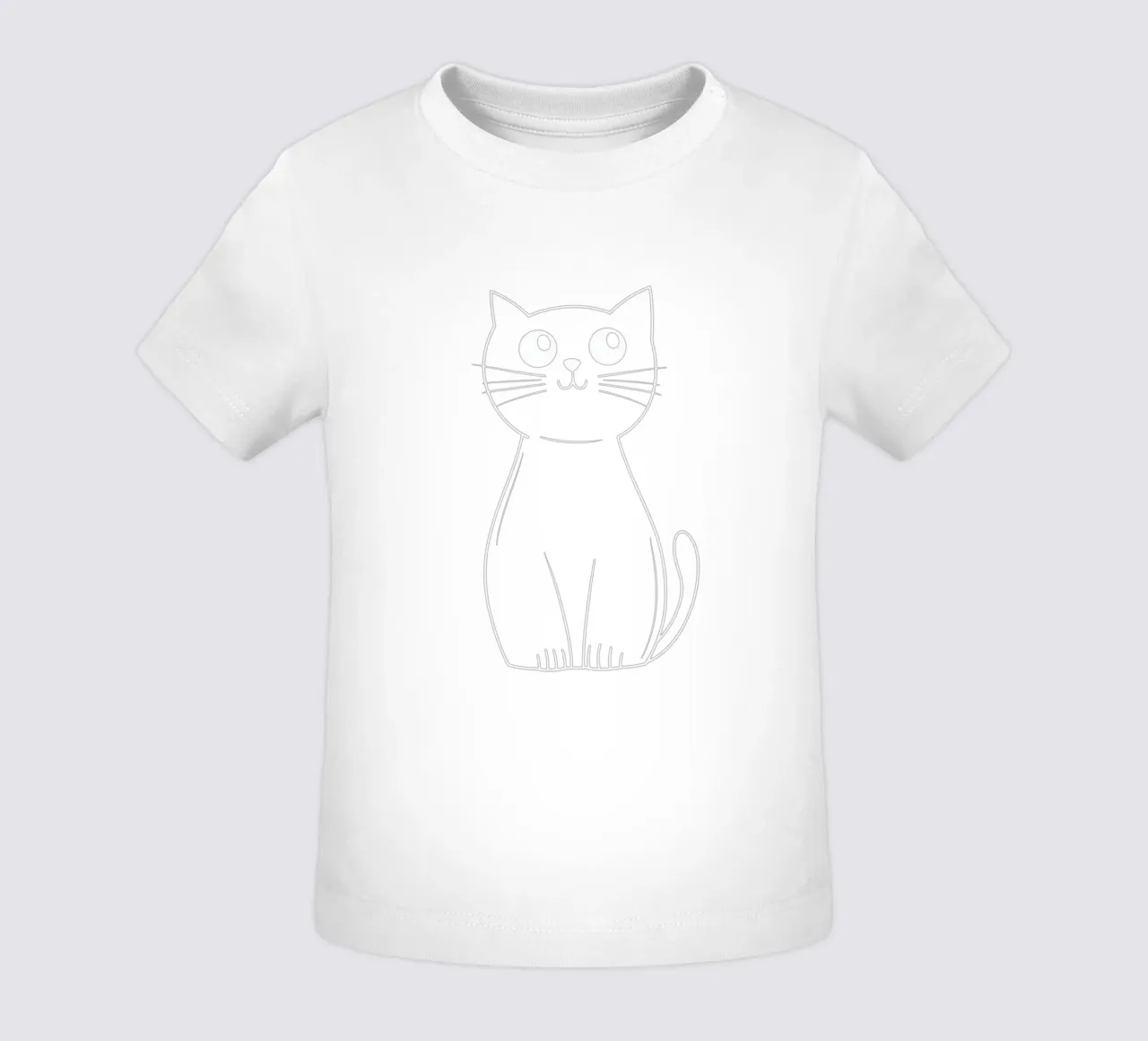 Black cat in the night baby t-shirt by Autofocus