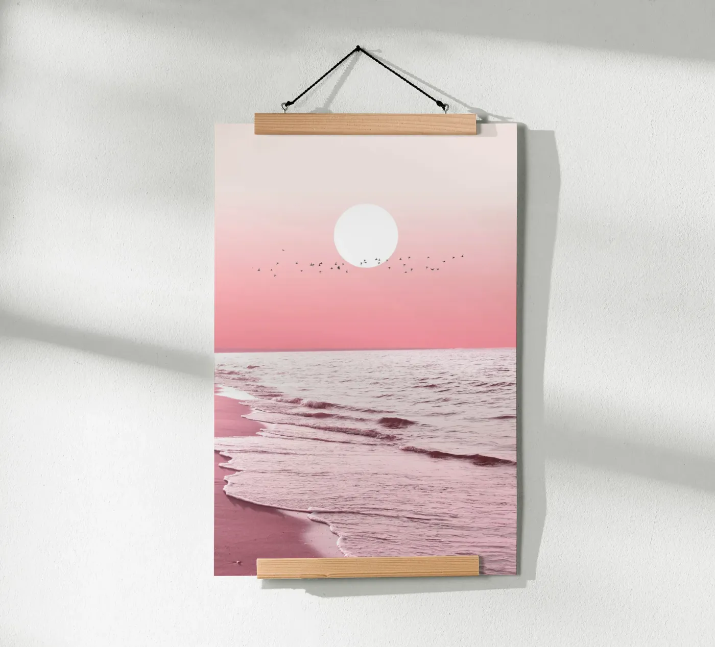 Pink beach poster da BAINAI MARITIM
