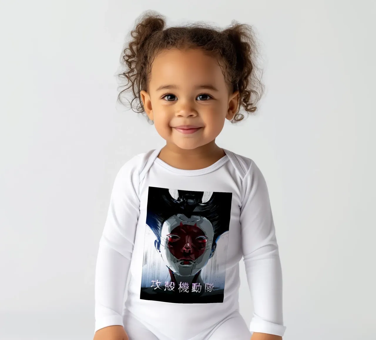 Robogeisha long-sleeve baby romper by nabakumov