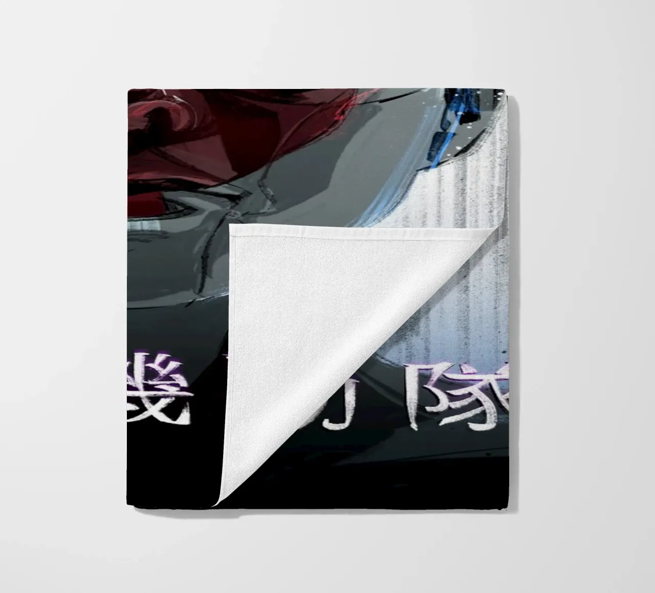 Robogeisha beach towel by nabakumov