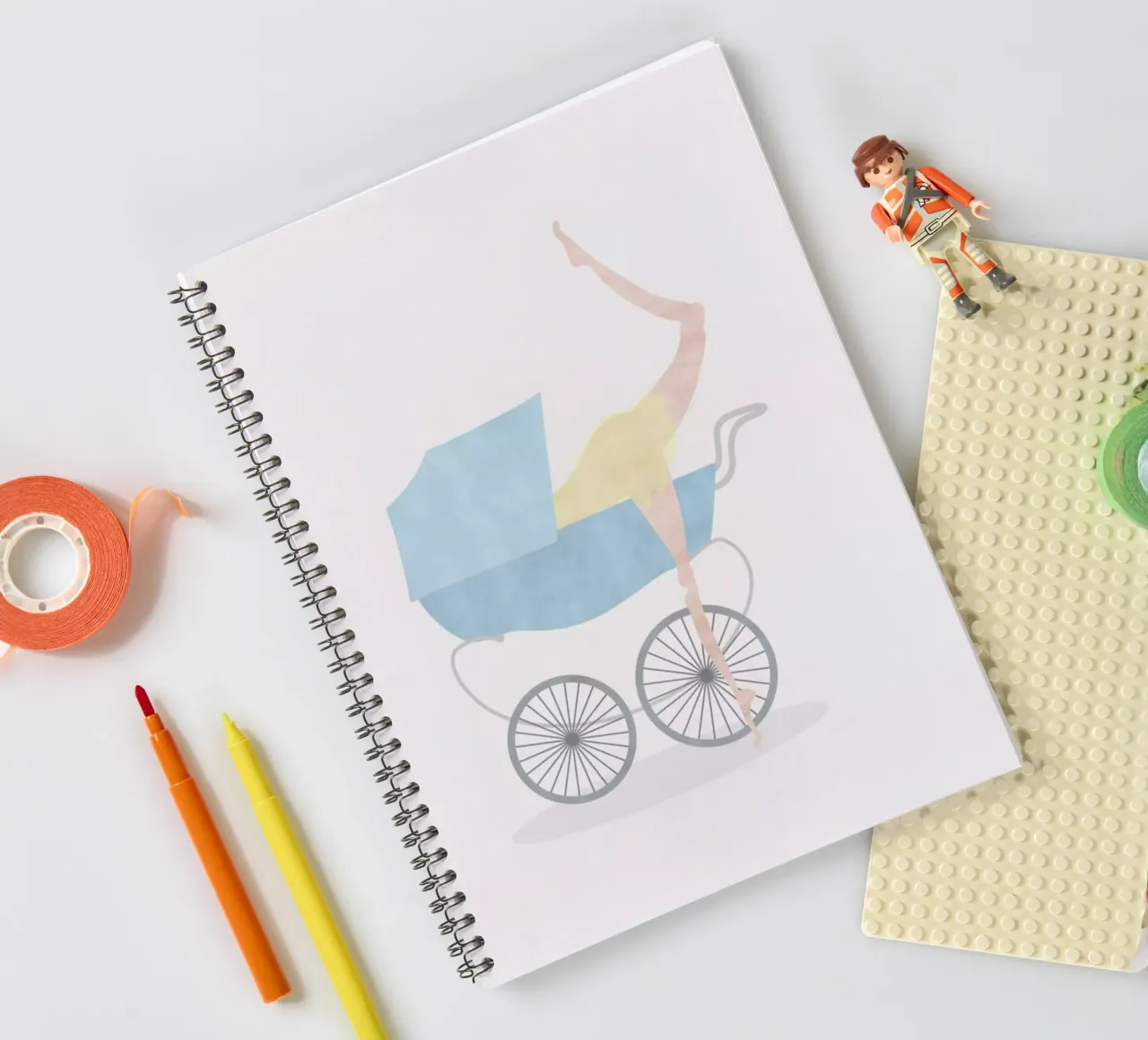No More Waiting #2 spiral notebook by Mie Frey Damgaard