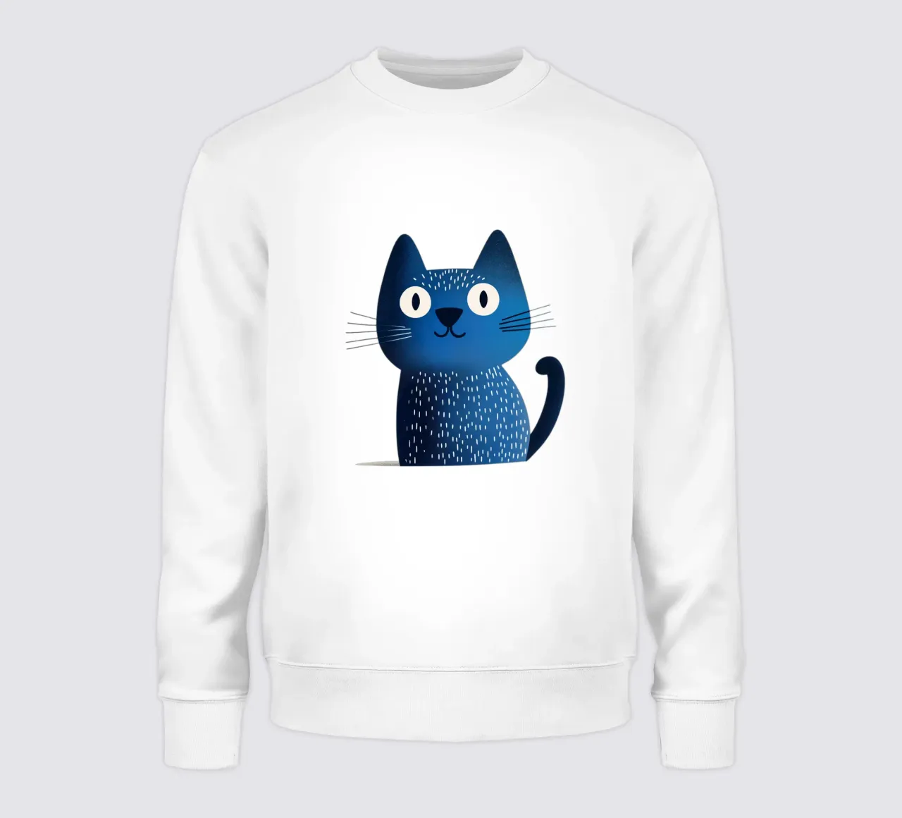 Gatto blu per bambini felpa da Autofocus