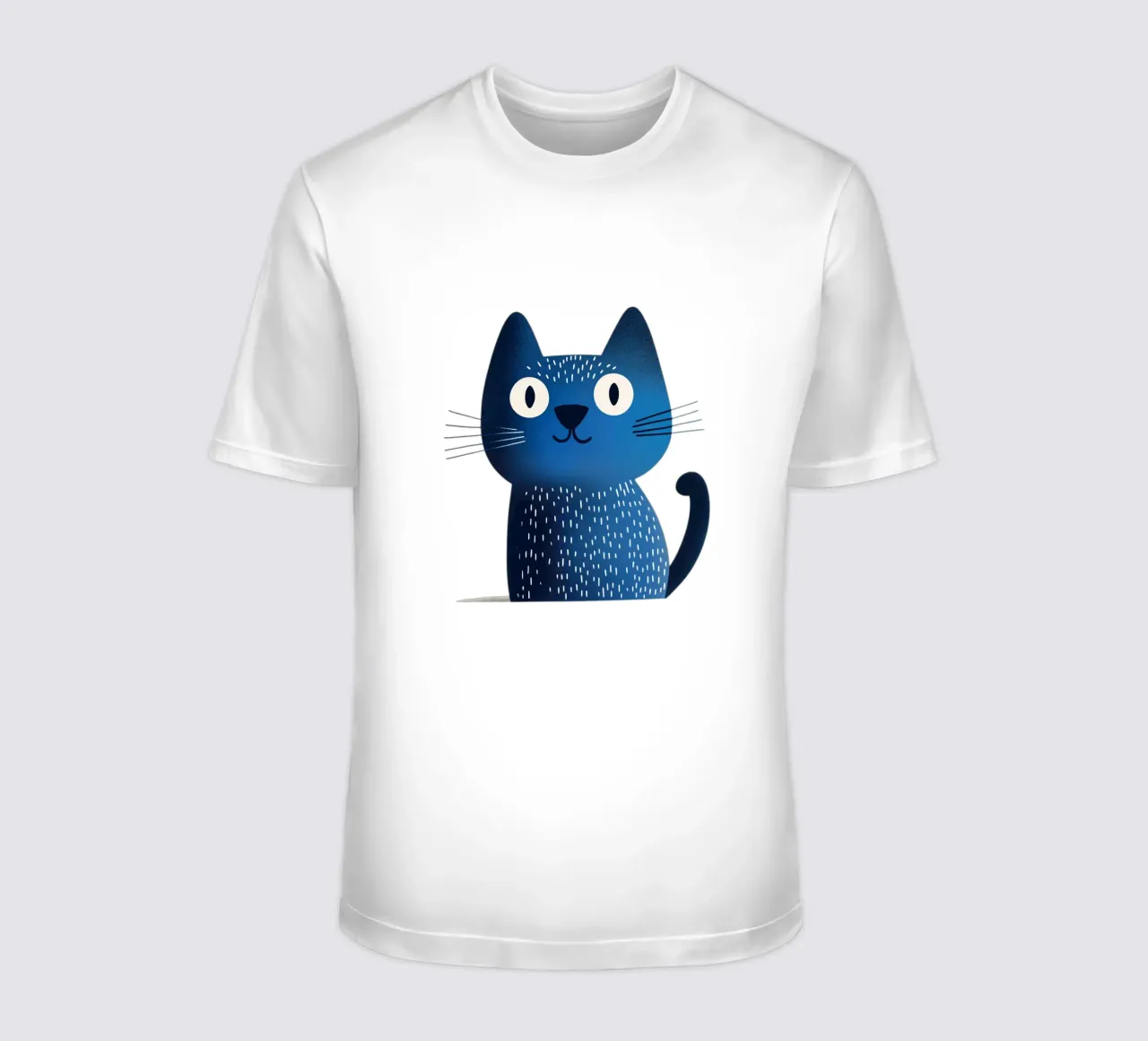 Gatto blu per bambini t-shirt da Autofocus