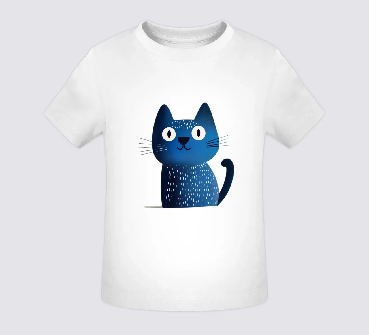 Gatto blu per bambini maglietta neonato da Autofocus