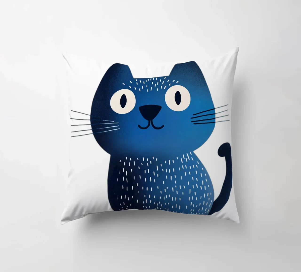 Gatto blu per bambini cuscino da Autofocus