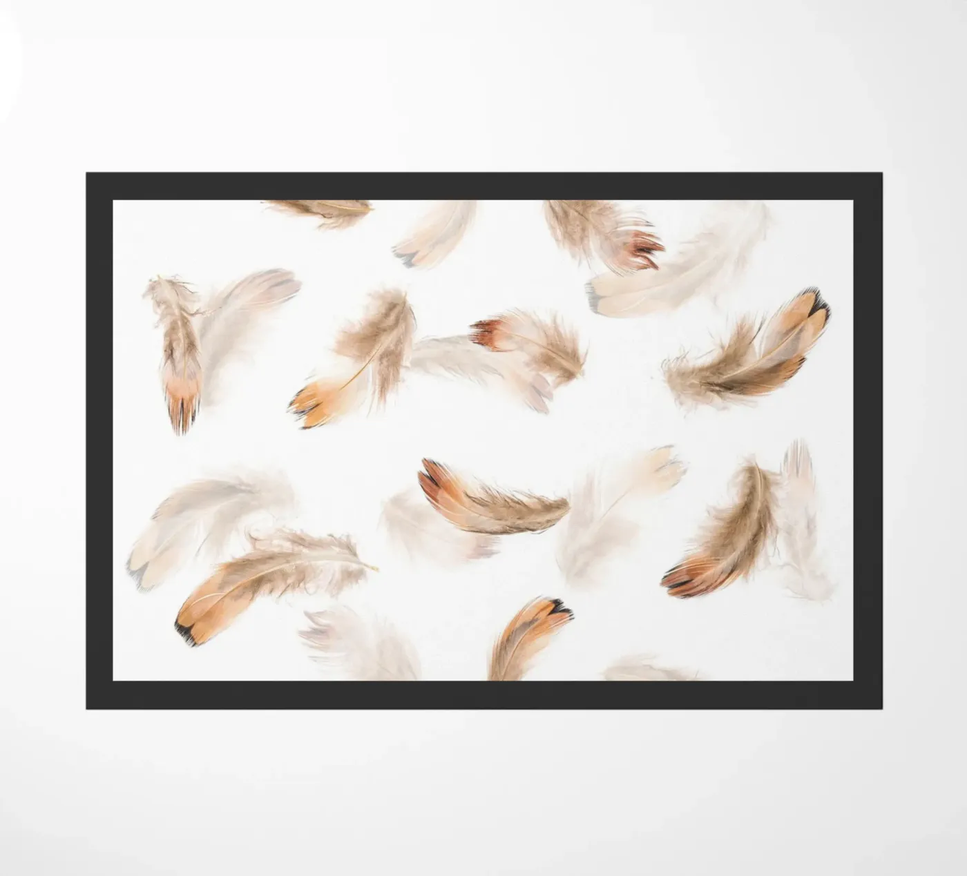 Feathers doormat by Curious Collections by Marielle Leenders