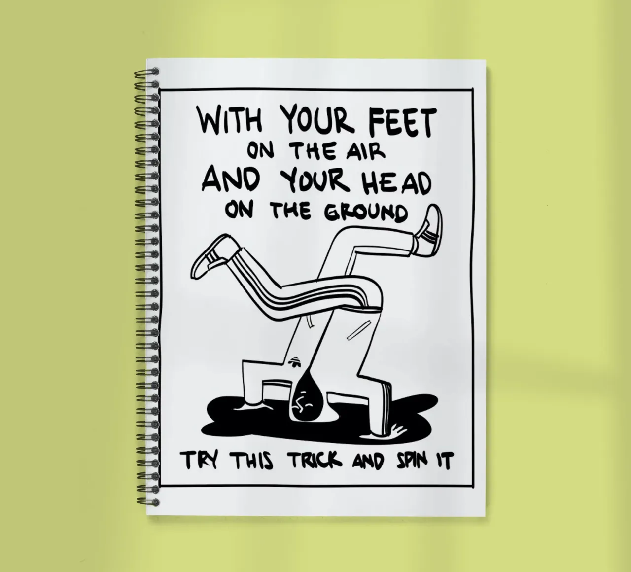 Where Is My Mind spiral notebook by aryamularama