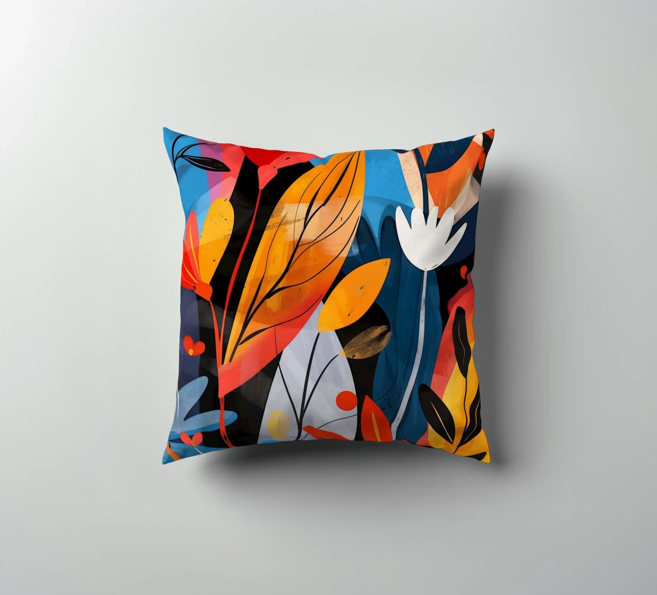 Design ottimistico delle piante in stile boho cuscino da Autofocus