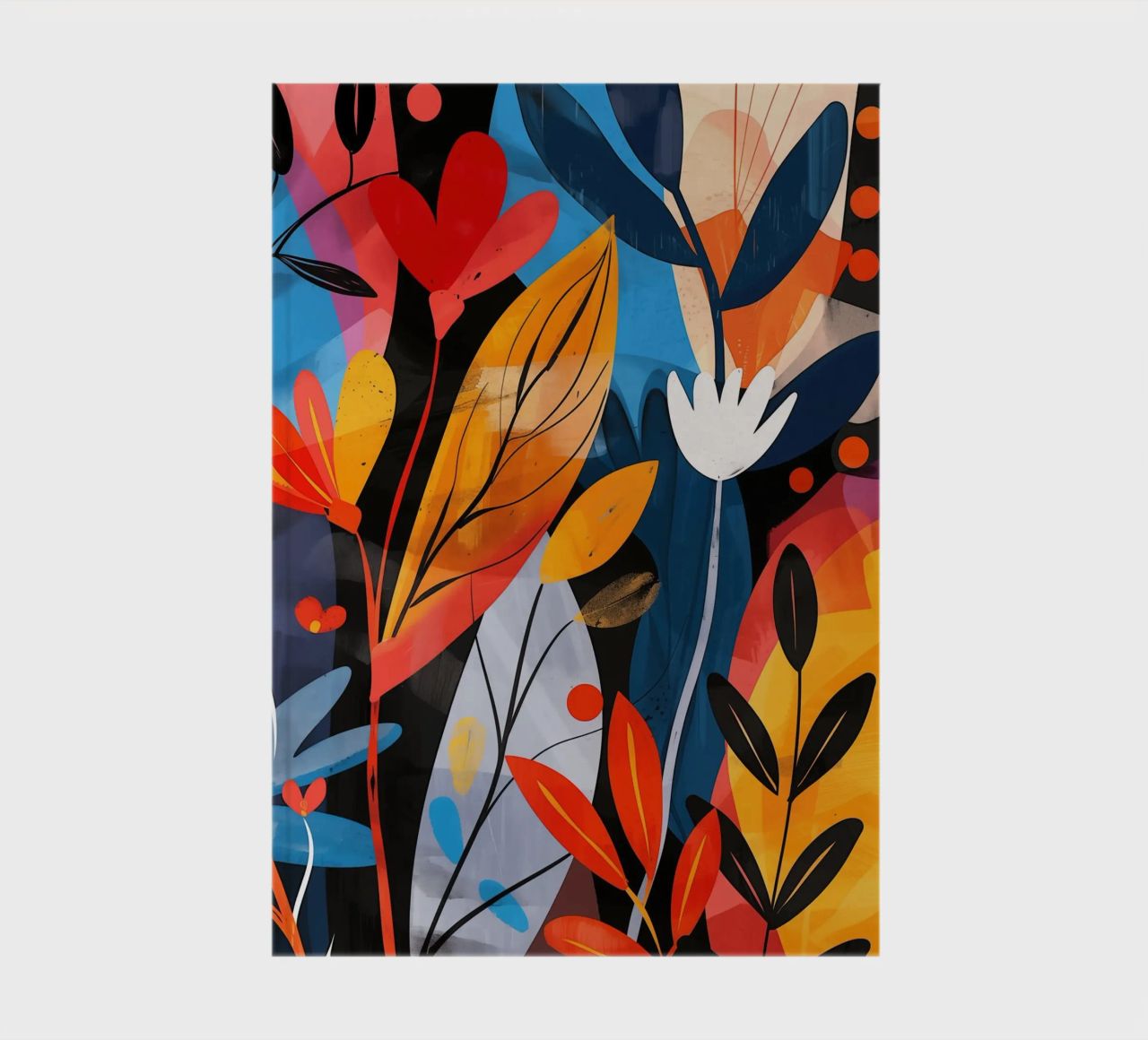 Design végétal optimiste de style boho carnet de notes de Autofocus